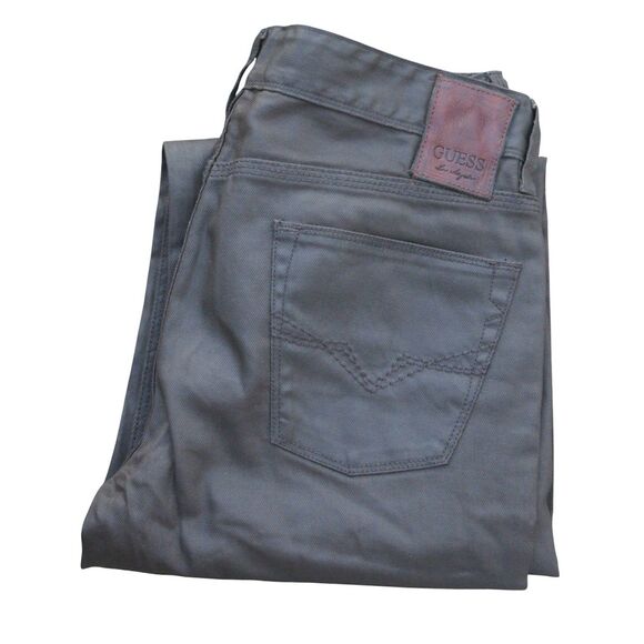 Guess Los Angeles Men’s Lincoln-Slim Straight Brown Jeans Size 31x32 - Picture 1 of 6